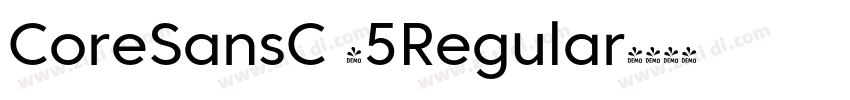 CoreSansC 45Regular字体转换
